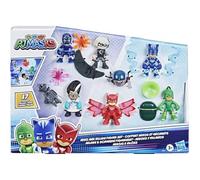PJ Masks Hero and Villain Figure Set Preschool Toy, 7 Action Figures with 10 Accessories, Ages 3 and Up, Multicolor