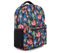 PJ Masks Heroes Unite Backpack - Featuring Catboy, Owlette, Gekko, and PJ Robot, Ready to Tackle Adventures Backpack Bag, Black, Modern