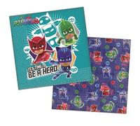 PJ Masks It´s Time To Be A Hero Paper Disposable Napkins (Pack of 16) PJ Masks Multicolor