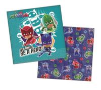Pj Masks Its Time To Be A Hero Paper Disposable Napkins (Pack Of 16) Multicoloured (One Size)
