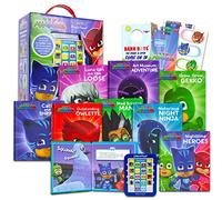 PJ Masks Me Reader, Electronic Reader, 8 Book Bundle ~ PJ Masks Books for Toddlers, Kids with Catboy, Owlette, Gekko and More with Stickers (PJ Masks Educational Toys)