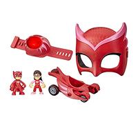 PJ Masks Owlette Power Pack Preschool Toy Set with 2 Action Figures, Vehicle, Wristband, and Costume Mask for Kids Ages 3 and Up