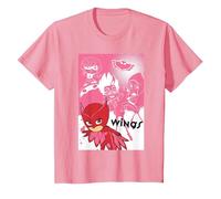PJ Masks Owlette Superhero Wings T-Shirt, Youth, Pink, 2T