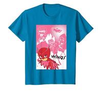 PJ Masks Owlette Superhero Wings T-Shirt, Youth, Sapphire Blue, 2T
