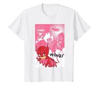 PJ Masks Owlette Superhero Wings T-Shirt, Youth, White, 3T