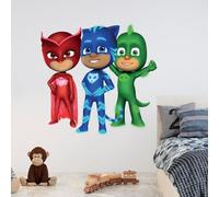 PJ Masks Power Heroes Wall Sticker - Core 3 Standing Wall Decal Art (60cm Width x 60cm Height)