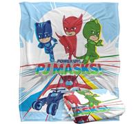 Pj Masks Power Up Group Shot Blanket White (One Size)