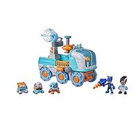 PJ Masks Romeo Bot Builder Preschool Toy, 2-in-1 Romeo Vehicle and Robot Factory Playset with Lights and Sounds for Kids Ages 3 and Up