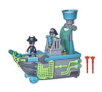 PJ Masks Sky Pirate Battleship Preschool Toy, Vehicle Playset with 2 Action Figures for Kids Ages 3 and Up Multicolor F3665