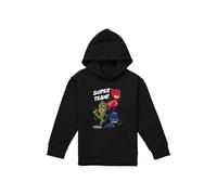 PJ Masks Super Team Youth Kids Pull-Over Hoodie, Black Hasbro Black 5-6 Years