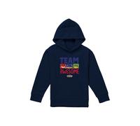 PJ Masks Team Awesome Youth Kids Pull-Over Hoodie, Navy Hasbro Navy 7-8 Years