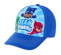 PJ Masks Toddler Hat for Boy’s Ages 2-7, Kids Baseball Cap, Blue, 4-7 Years