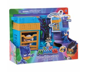 PJ Masks Trap & Escape Playset Gekko Catboy & Romeo Toys Christmas Gift