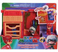 PJ Masks Trap & Escape Playset - Gekko, Owlette & Catboy Figures Set