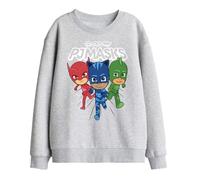 PJ Masks Unisex Kids Pj Masks Heroes Trio Kids Sweatshirt, Athletic Heather Sweatshirt