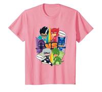 PJ Masks Villains vs Heroes T-Shirt, Youth, Pink, Medium