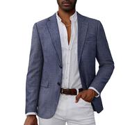 PJ PAUL JONES Mens Blazer Slim Fit Casual Sports Coats 2 Buttons | 2 Buttons, Wedding, Cooling material on the inside of the sleeves