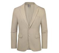 PJ PAUL JONES Mens Blazers Smart Casual 2 Buttons Suit Jackets Bsusinnes | 2 Buttons, Wedding, Cooling material on the inside of the sleeves