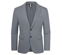 PJ PAUL JONES Mens Blazers Smart Casual 2 Buttons Suit Jackets Bsusinnes | 2 Buttons, Wedding, Cooling material on the inside of the sleeves