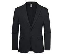 PJ PAUL JONES Mens Blazers Smart Casual 2 Buttons Suit Jackets Bsusinnes | 2 Buttons, Wedding, Cooling material on the inside of the sleeves