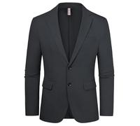 PJ PAUL JONES Mens Blazers Smart Casual 2 Buttons Suit Jackets Bsusinnes | 2 Buttons, Wedding, Cooling material on the inside of the sleeves
