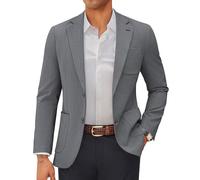 PJ PAUL JONES Mens Casual Blazer Lightweight Sports Jackets Business Slim Fit Suit Jackets XL Dark Gray