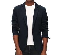 PJ PAUL JONES Men's Casual Knit Blazer Suit Jackets Two Button Lightweight Unlined Sport Coat, Navy Blue, S