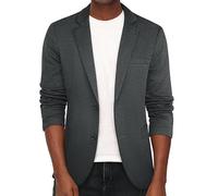 PJ PAUL JONES Mens Casual Lightweight Blazer Jacket Regular Fit Stretch Knit Sport Coats, Grey, XL
