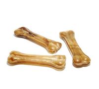 PJ Pet Products Natural Rawhide Dog Chews Treat Pressed Dental Bones 11 Cm Pack Of 30