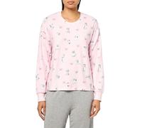 PJ Salvage Women's Butterfly Grove Long Sleeve, Pink Tint, XL