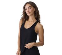 PJ Salvage Women's Lacey Basics Scoop Neck Tank Top with Lace Details Pajama, Black, XS