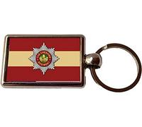 PJ4U Cheshire Regiment Military Army Luxury Double Sided Metal Keyring And Velvet Gift Bag