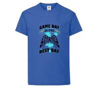 PJ4U Game Day Gaming Xbox Children's Teens T Shirt Various Sizes and Colours (UK, Numeric, 12, 14, Regular, Regular, Royal Blue)