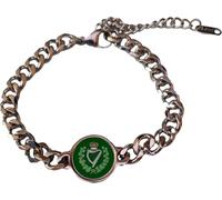 PJ4U London Irish Rifles Military Silver Colour Belcher Chain Bracelet And Gift Box