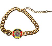 PJ4U Royal Logistics Corps Military Gold Colour Belcher Chain Bracelet And Gift Box
