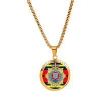 PJ4U Royal Logistics Corps Military Gold Colour Necklace With Pendant And Gift Box