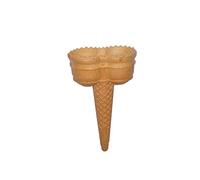 PJaspert Eiswaffeln | Semi-Sweet Double-Headed ice Cream Cone 133x83x77mm (216 Pieces)