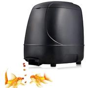 PJDDP Automatic Fish Feeder Pond Outdoor 10 L Large Capacity Digital Electric Aquarium Tank Programmable Food Feeding Dispenser Timer Station,Intelligently Fish Feeding (Without Battery)