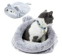 PJDDP Cat Sleeping Bag Self Warming Bed Pad,Soft Warm Cozy Pet Bed,Cuddle Cat Cave Bed for Indoor Kittens & Cats & Small Dogs & Puppies, Cat Snuggle Sack, Washable Plush Pet Bed