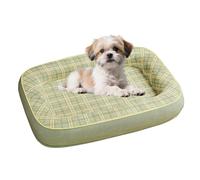 PJDDP Comfy Dog Bed,Dog Sofa with Removable Washable Cover, Cat Bed, Supportive Foam Pet Bed with Non-Slip Bottom for Small Medium Dogs And Cats,Green,M