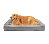 PJDDP Dog Beds Orthopedic, Dog Couch Sofa Bed with Washable Removable Cover, Dogs Bed Mattress with Nonskid Bottom for Small, Medium And Large Dogs And Cats,gray,L