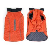 PJDDP Dog Winter Jacket, Reflective Dog Winter Coat, Windproof Warm Winter Dog Jacket, Winter Dog Vest, Dog Winter Jacket Snowproof for Small To Large Dogs,Orange,XXL