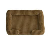 PJDDP Orthopedic Dog Bed, Pet Bed with Removable Washable Cover, Fluffy Dog Sofa with Nonskid Bottom And Egg-Crate Foam for Small,Medium Dogs,Khaki,S