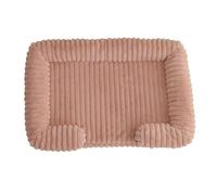 PJDDP Orthopedic Dog Bed, Pet Bed with Removable Washable Cover, Fluffy Dog Sofa with Nonskid Bottom And Egg-Crate Foam for Small,Medium Dogs,leather pink,XL