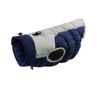 PJDDP Water Resistant Cold Weather Warm Jacket, Dog Snowsuit, Warm Windproof Dog Down Jacket with Reflective Stripes for Small Medium Large Dogs,Navy,XXL