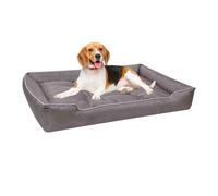 PJDDP Watertight Dog Bed, Breathable Summer Dog Pads, Cat Mat Mattress with Anti-Slip Bottom, Fluffy Anti Anxiety Dogs Beds, Dogs Mat Washable,Brown,XXL