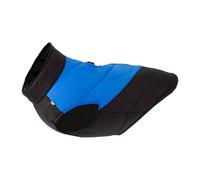 PJDDP Watertight Winter Dog Coat, Dog Vests for Winter with D-Ring And Reflective Stripes, Warm Dog Cold Winter Jacket for Small Medium Large Dog,Black + Royal Blue,L