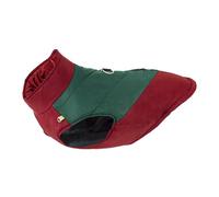 PJDDP Watertight Winter Dog Coat, Dog Vests for Winter with D-Ring And Reflective Stripes, Warm Dog Cold Winter Jacket for Small Medium Large Dog,Wine Red + Green,XXL
