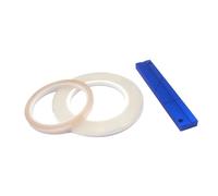 Pjeghbvop 1/4 10 Inch Splicing Block Set, Aluminium Engraver, Open Roll with Media Leading Splicing Tape for Revoxonide Open Reel Tape