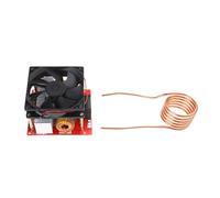 Pjeghbvop 1000W ZVS Induction Heating Plate, Circuit Board Set, Heater, Cooker, Coil Tube, Black and Red Heater Ignitions with Copper Tube Induction Heating Module